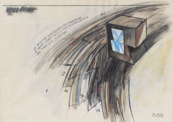 Fabrizio Plessi - Video going - progetto per video installazione