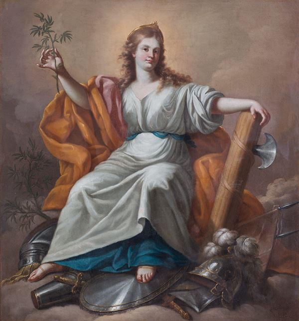 a) Allegoria della Clemenza; b) Allegoria della Forza
