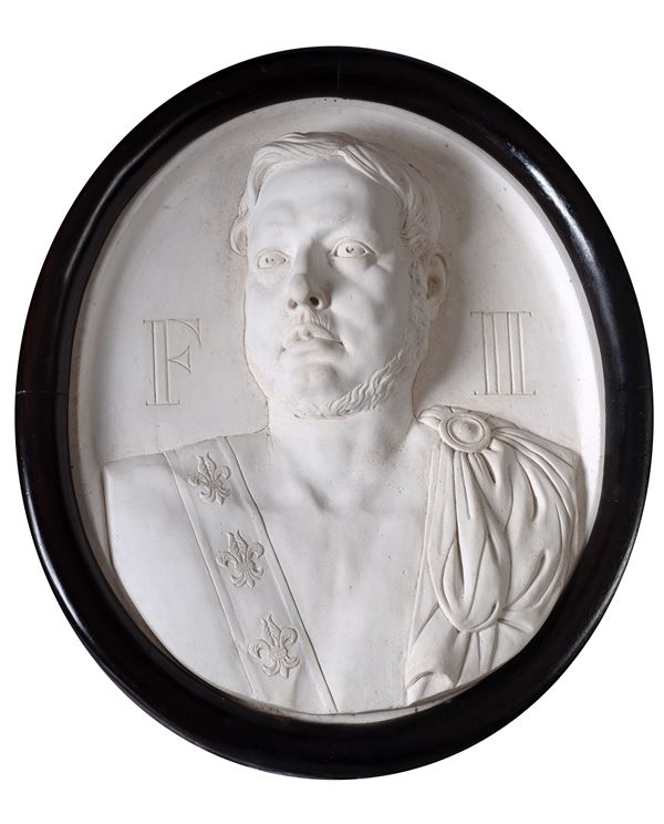 Napoli, XIX secolo - Ritratto di Ferdinando II di Borbone all'eroica