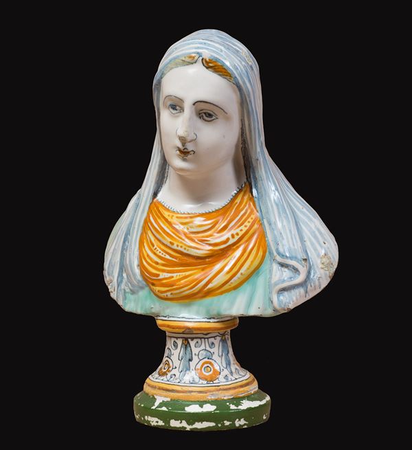 Fabbriche di Deruta seconda met&#224; del XVI secolo - Busto di Madonna