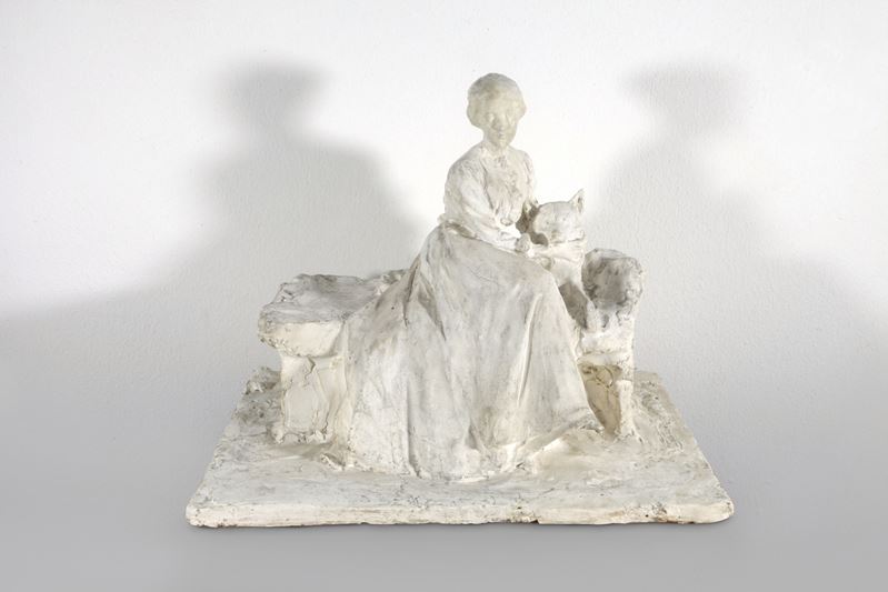 Angelina Troubetzkoy con il lupo Vaska