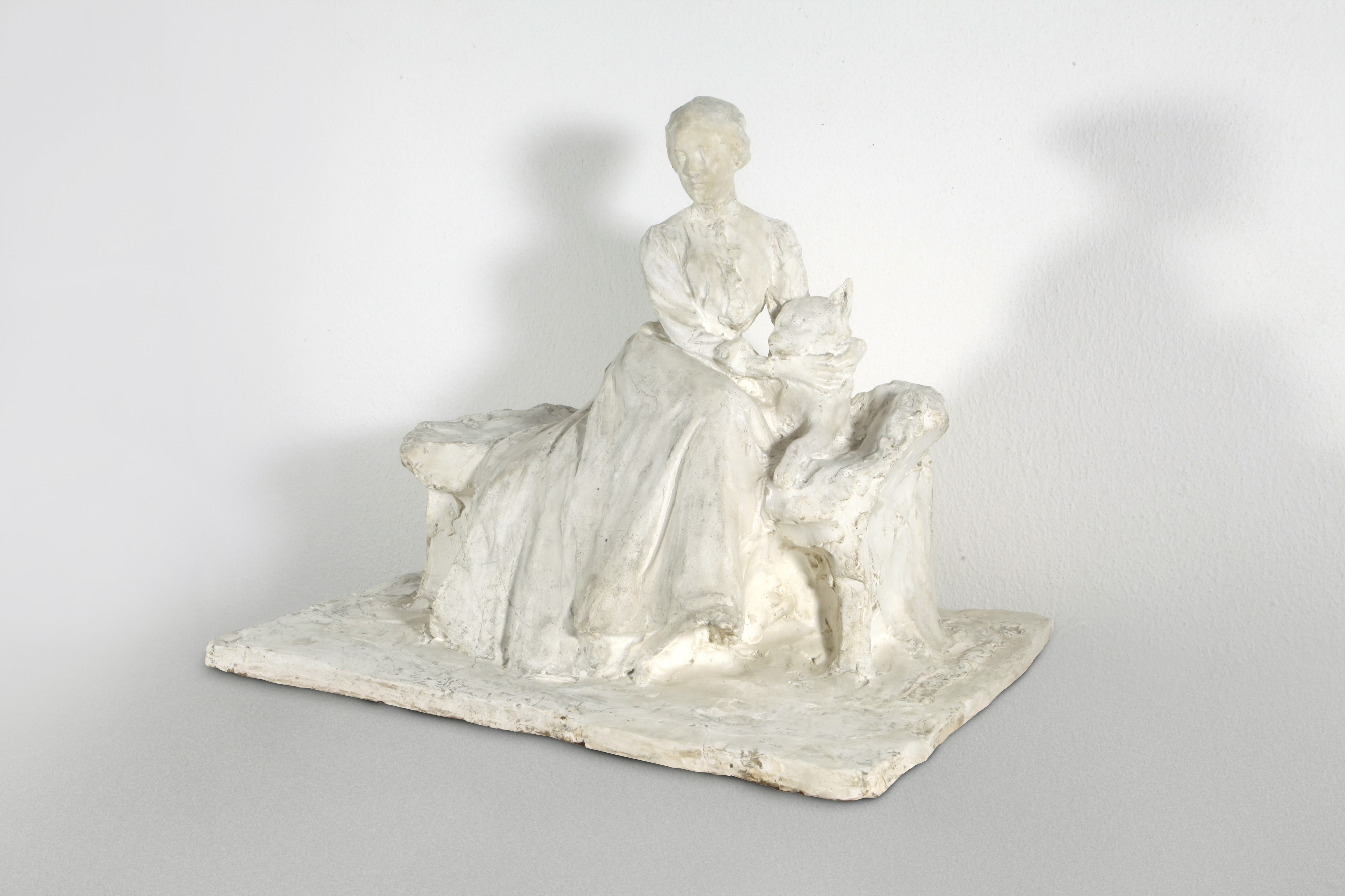 Angelina Troubetzkoy con il lupo Vaska