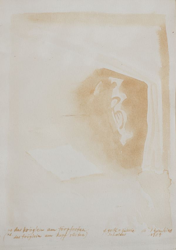 Andr&#233; Thomkins : Untitled  (1984)  - Watercolor on paper - Auction Modern and Contemporary Art - Blindarte Casa d'Aste