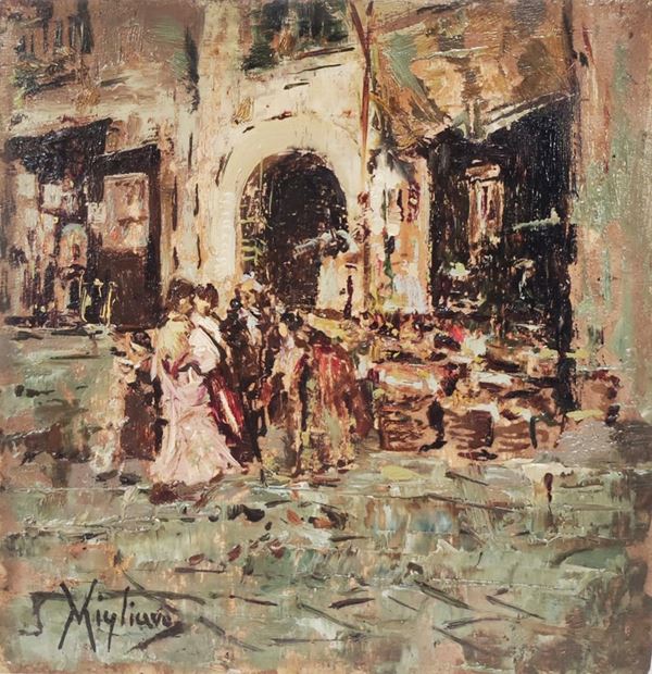 Vincenzo Migliaro - Mercato a Napoli