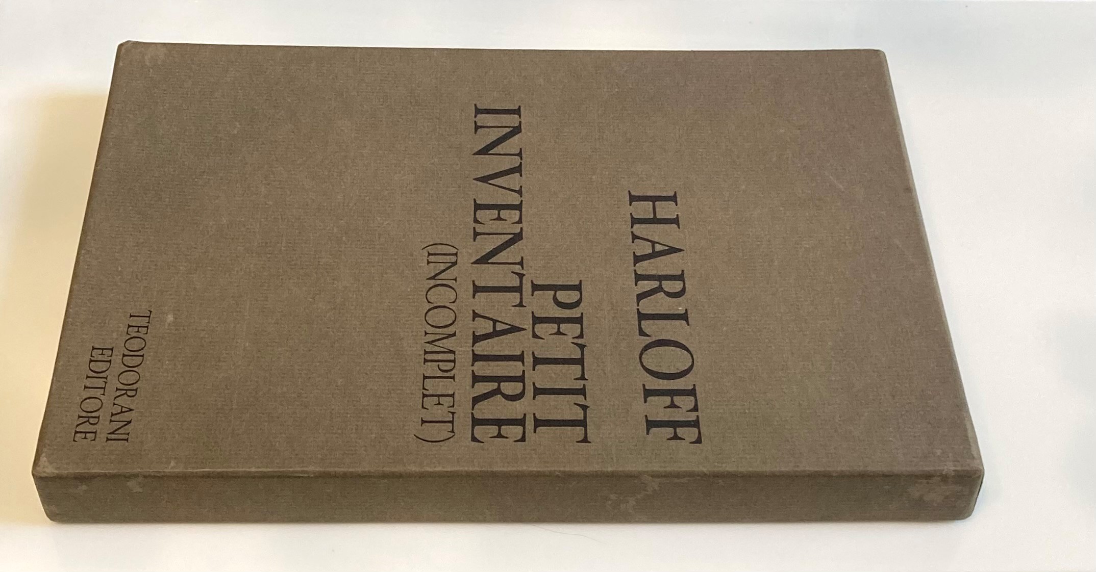 Petit Inventaire (incomplet)