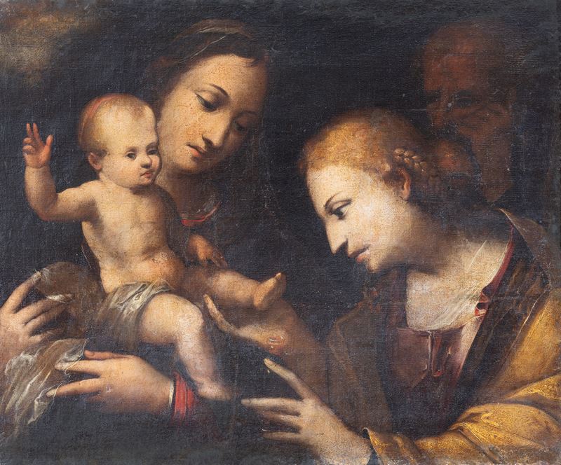 Madonna con bambino, Sant'Anna e San Gioacchino