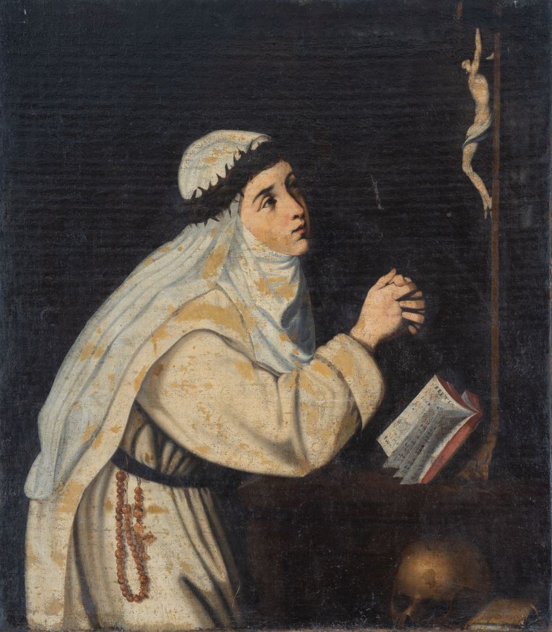 Santa Caterina da Siena in preghiera