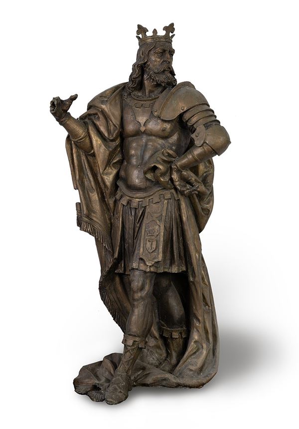 Teatro San Carlo: Fiberglass sculpture painted in bronze (from "Don Carlo")
