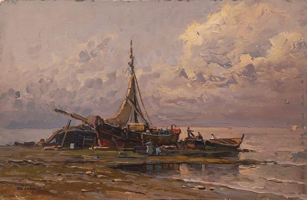 Nicolas De Corsi - Barche in secca