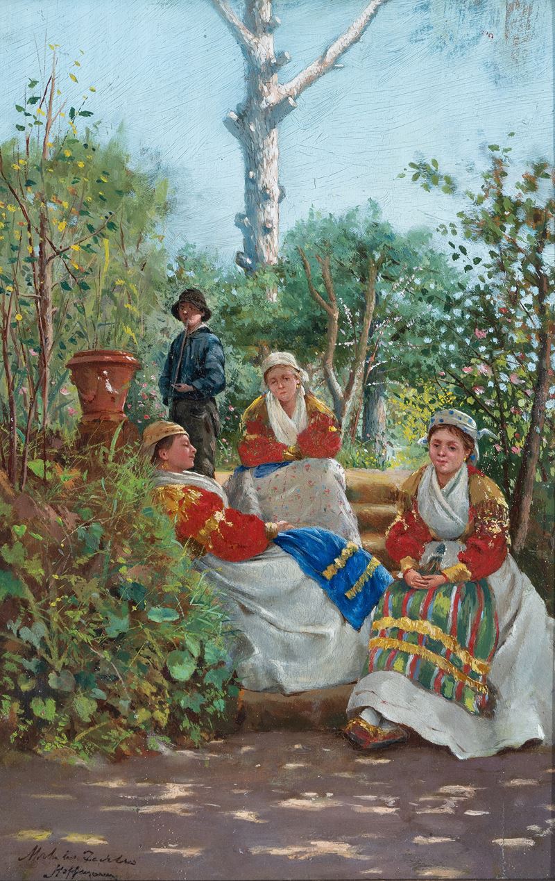 Conversazione in giardino