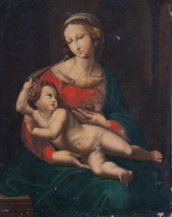 da Raffaello  Sanzio - Madonna con bambino