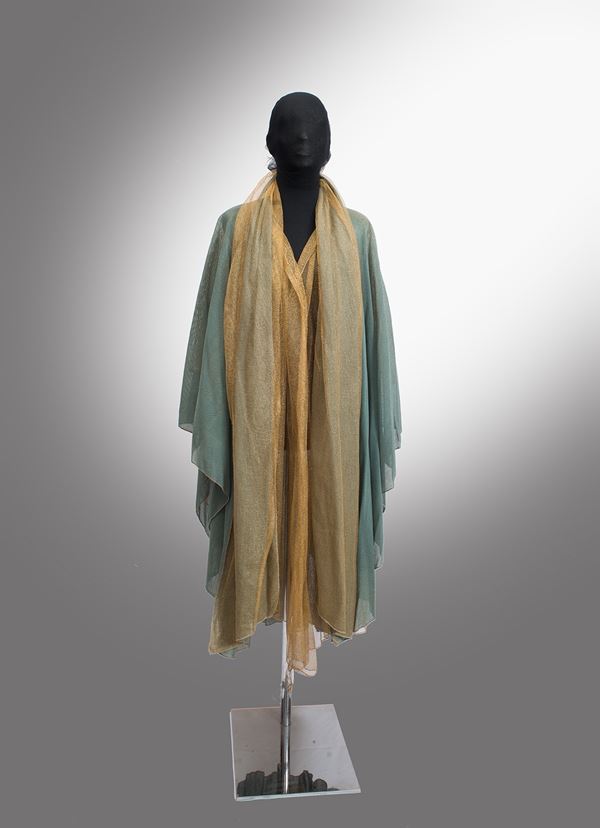 Teatro San Carlo: Witch costume, women choir artists (from "Macbeth")