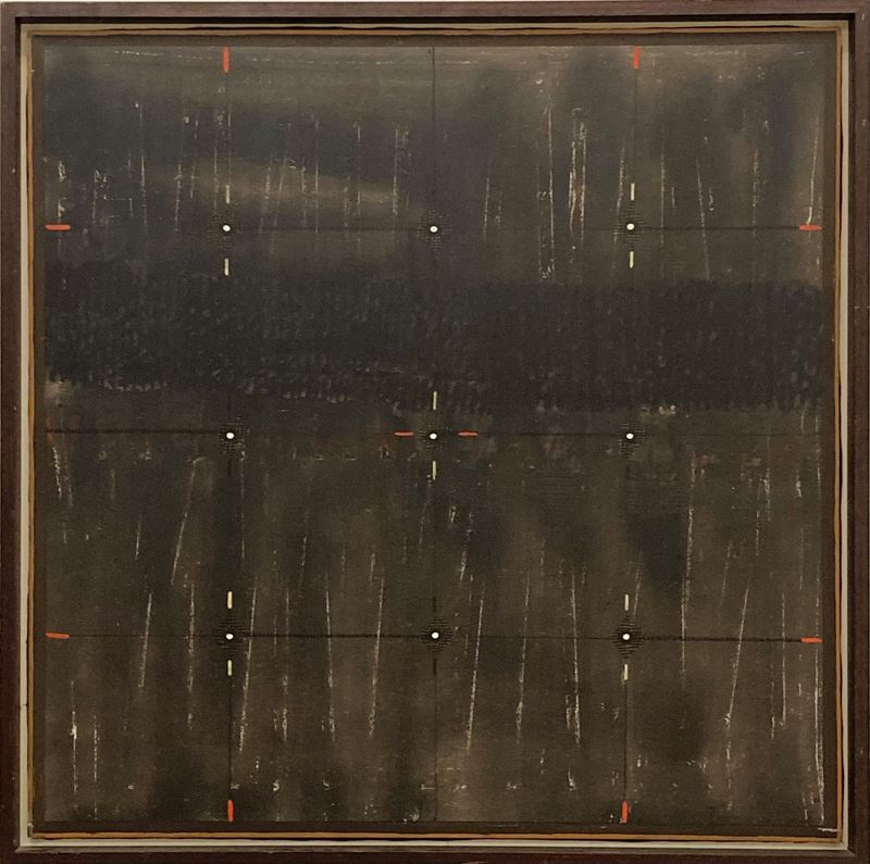 Gastone Biggi - Luci - Dark New York, idropittura su tela