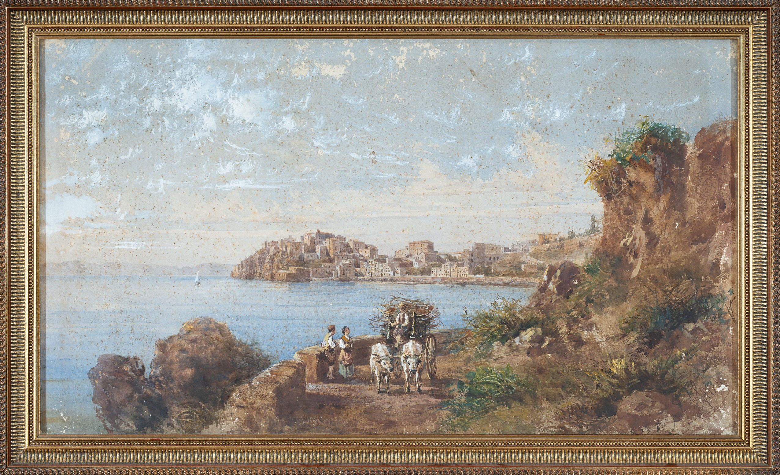 Giovanni Giordano Lanza - Veduta di Pozzuoli