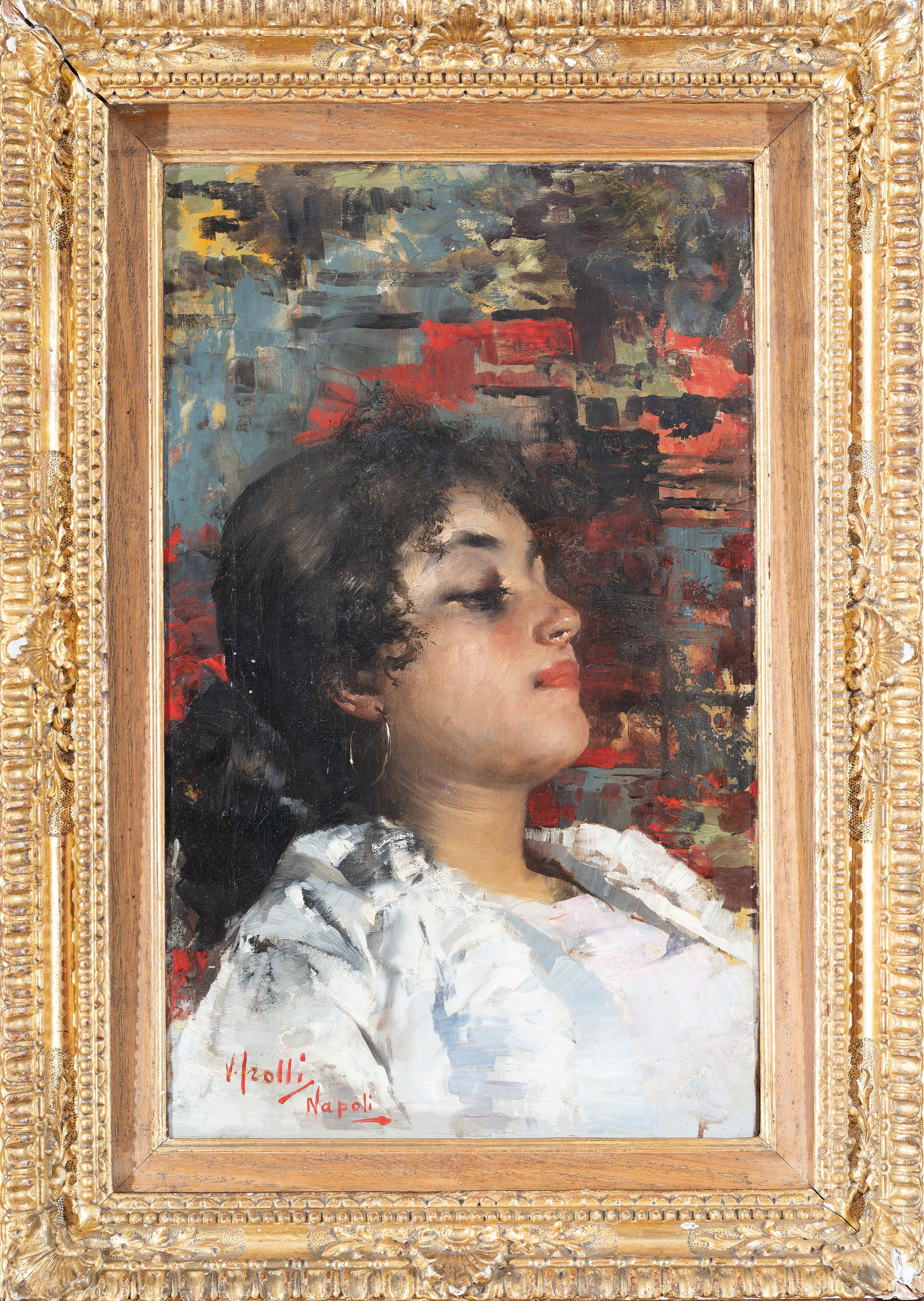 Vincenzo Irolli - Ritratto di Fanciulla Sognante