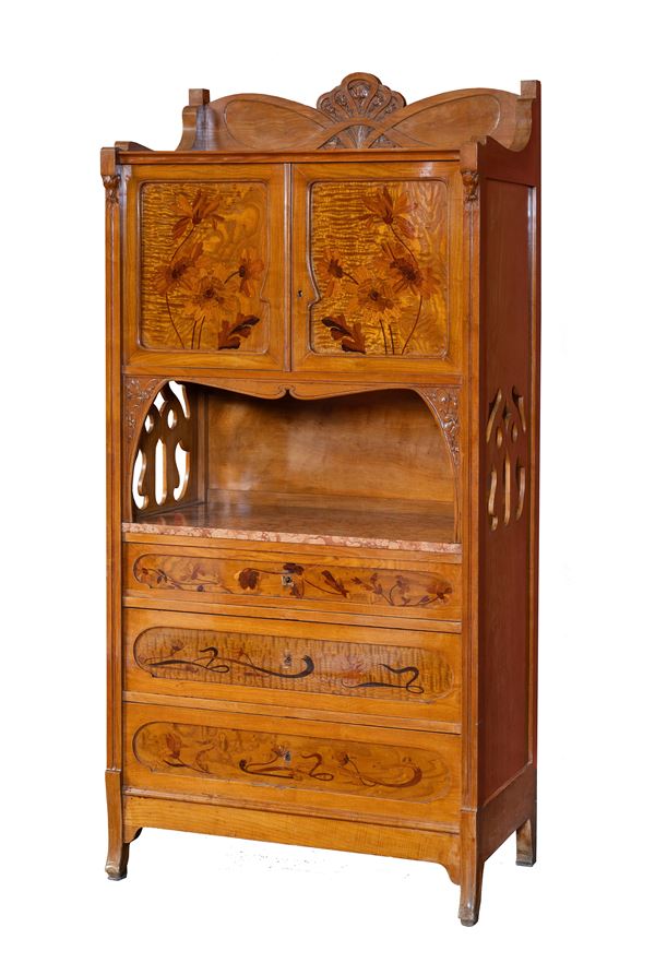 attribuito ad Ernesto Basile (Palermo, 1857 - 1932) - Sideboard, Liberty