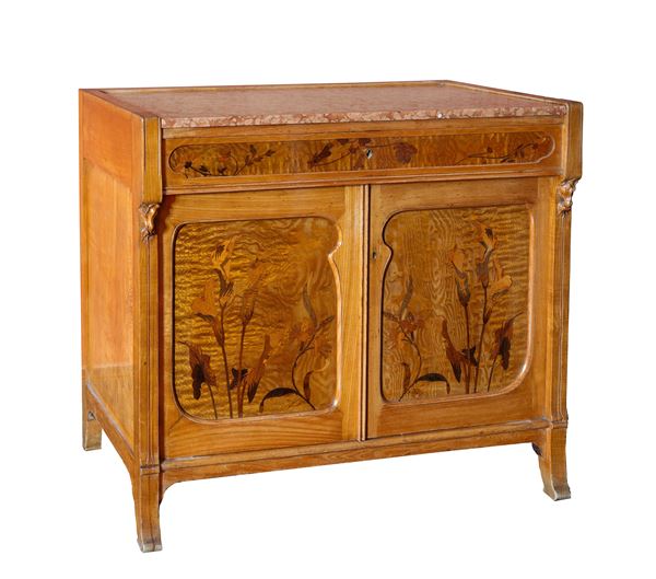 attribuito ad Ernesto Basile (Palermo, 1857 - 1932) - Low sideboard, Liberty style