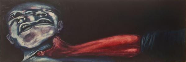 Francesco De Grandi : Untitled  (1995-96)  - Oil on canvas paper - Auction Modern and Contemporary Art - Blindarte Casa d'Aste