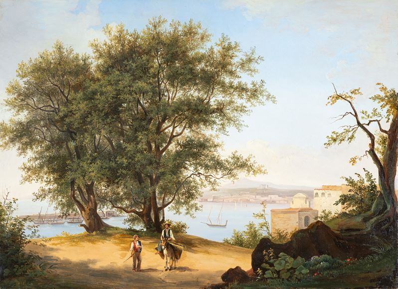 Scuola di Posillipo, Prima Metà del XIX Secolo - Veduta del Porto del Granatello