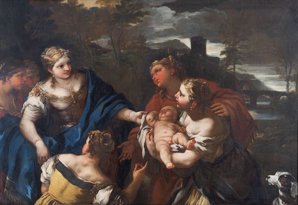 Luca Giordano - Ritrovamento di Mosè