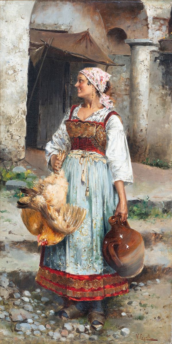 Vincenzo Caprile - Contadina