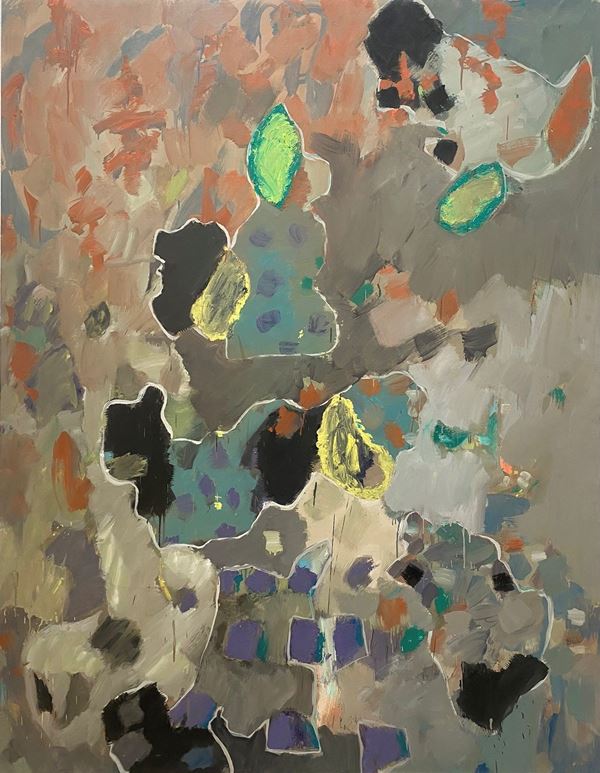 Aldo Runfola : Senza titolo  (1984)  - Olio su tela - Asta Arte Moderna e Contemporanea - Blindarte Casa d'Aste
