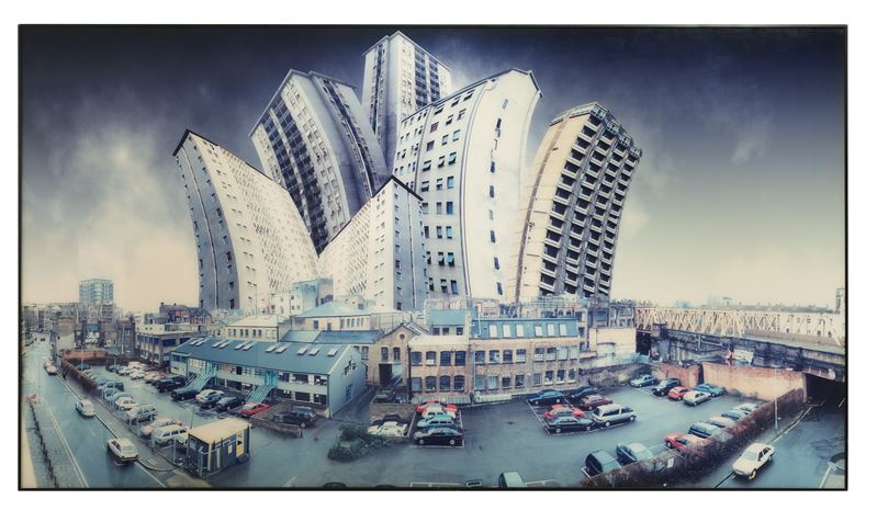 Giacomo Costa - Complesso abitativo n.1, Cibachrome su plexiglass e silicone
