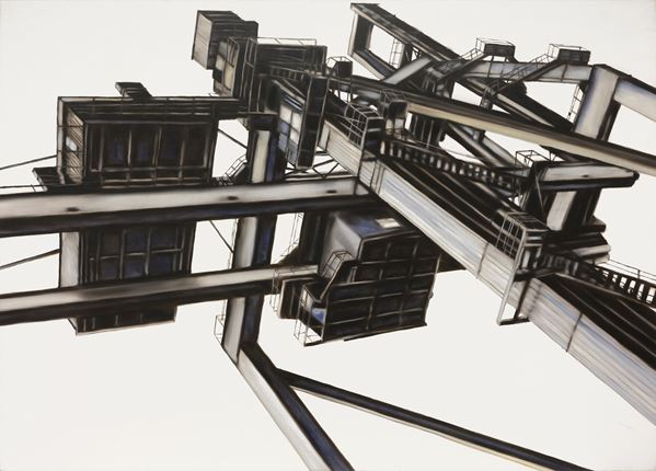 Andrea Chiesi : Grande rumore universale 51  (2000)  - Olio su tela - Asta Arte Moderna e Contemporanea - Blindarte Casa d'Aste