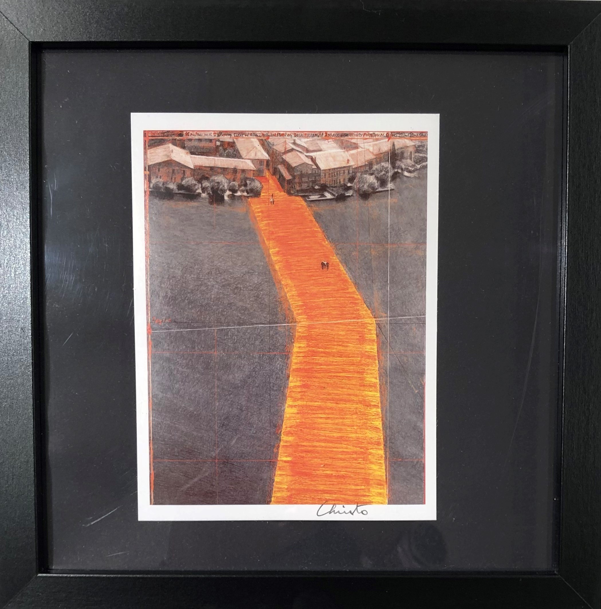 Christo - Lotto Unico Composto da N.4 Opere ("the Floating Piers", Project For Lake Iseo)