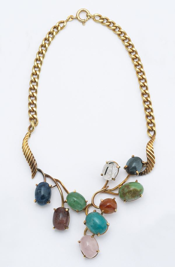 Collana semirigida  - in oro giallo 18 carati - Asta GIOIELLI, VINTAGE E OROLOGI - Blindarte Casa d'Aste