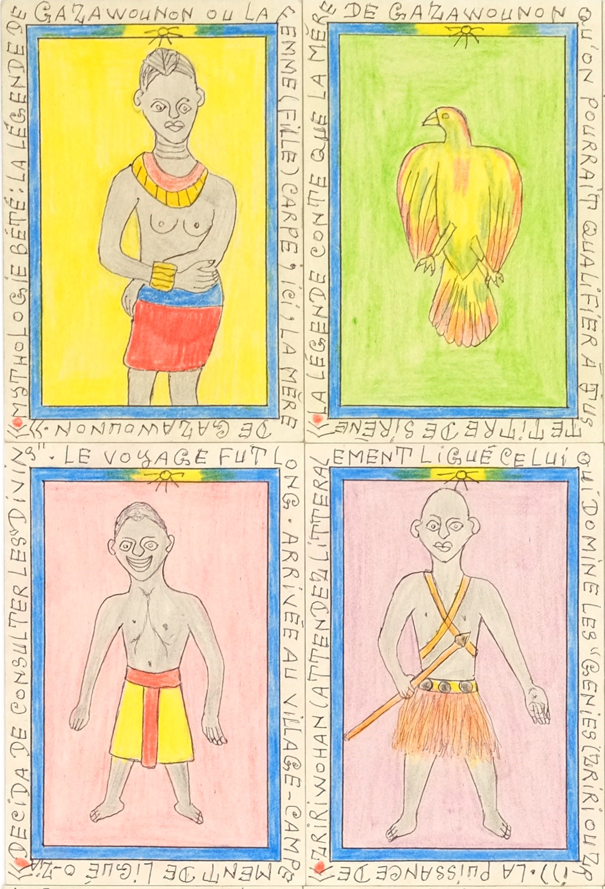 La legende de Gazawounon la fille carpe