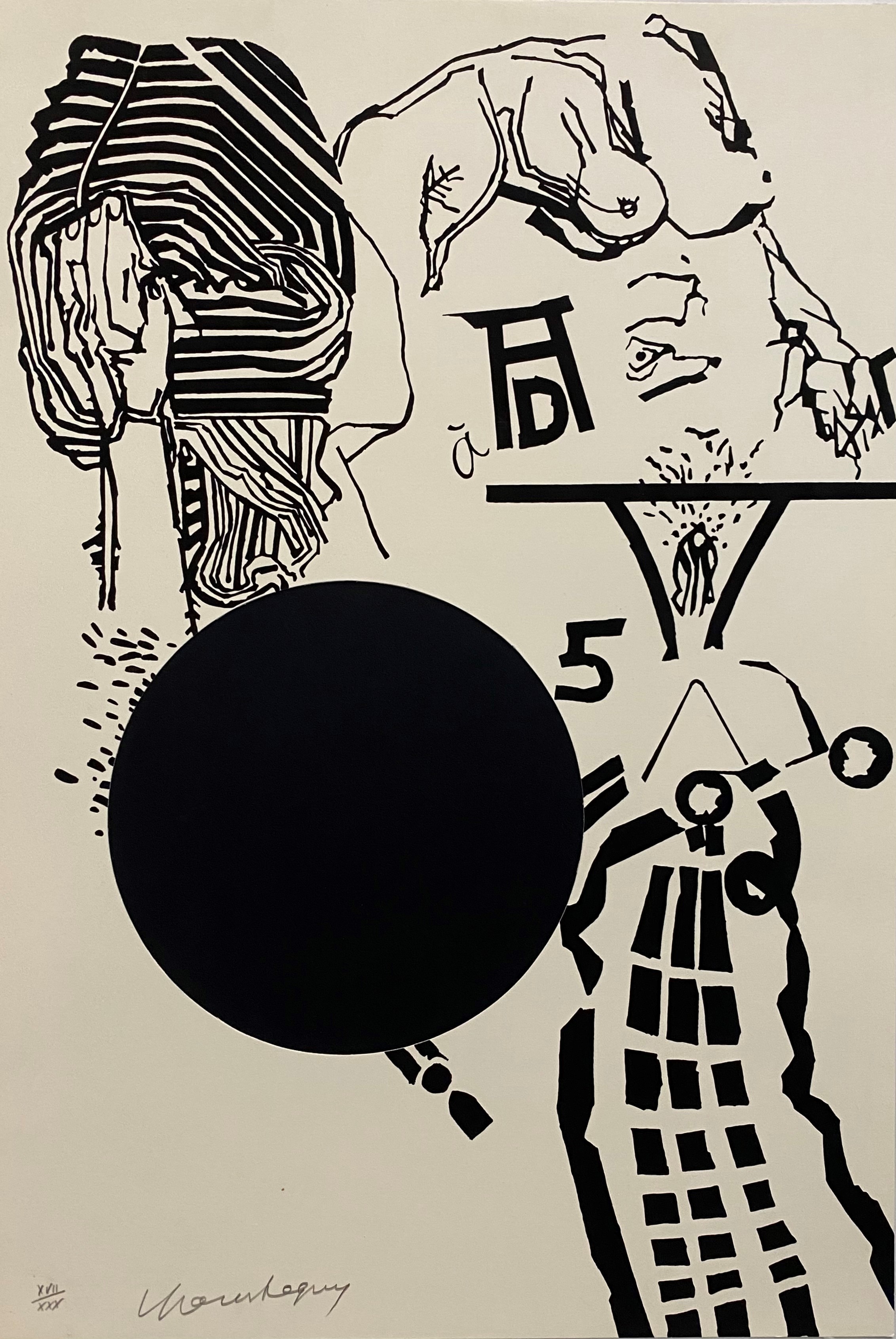 Jean Robert Ipoustéguy - Lotto Unico di N. 2 Litografie