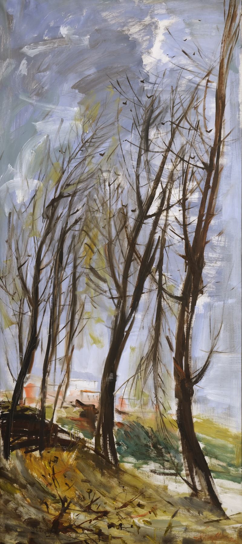 Paesaggio con alberi