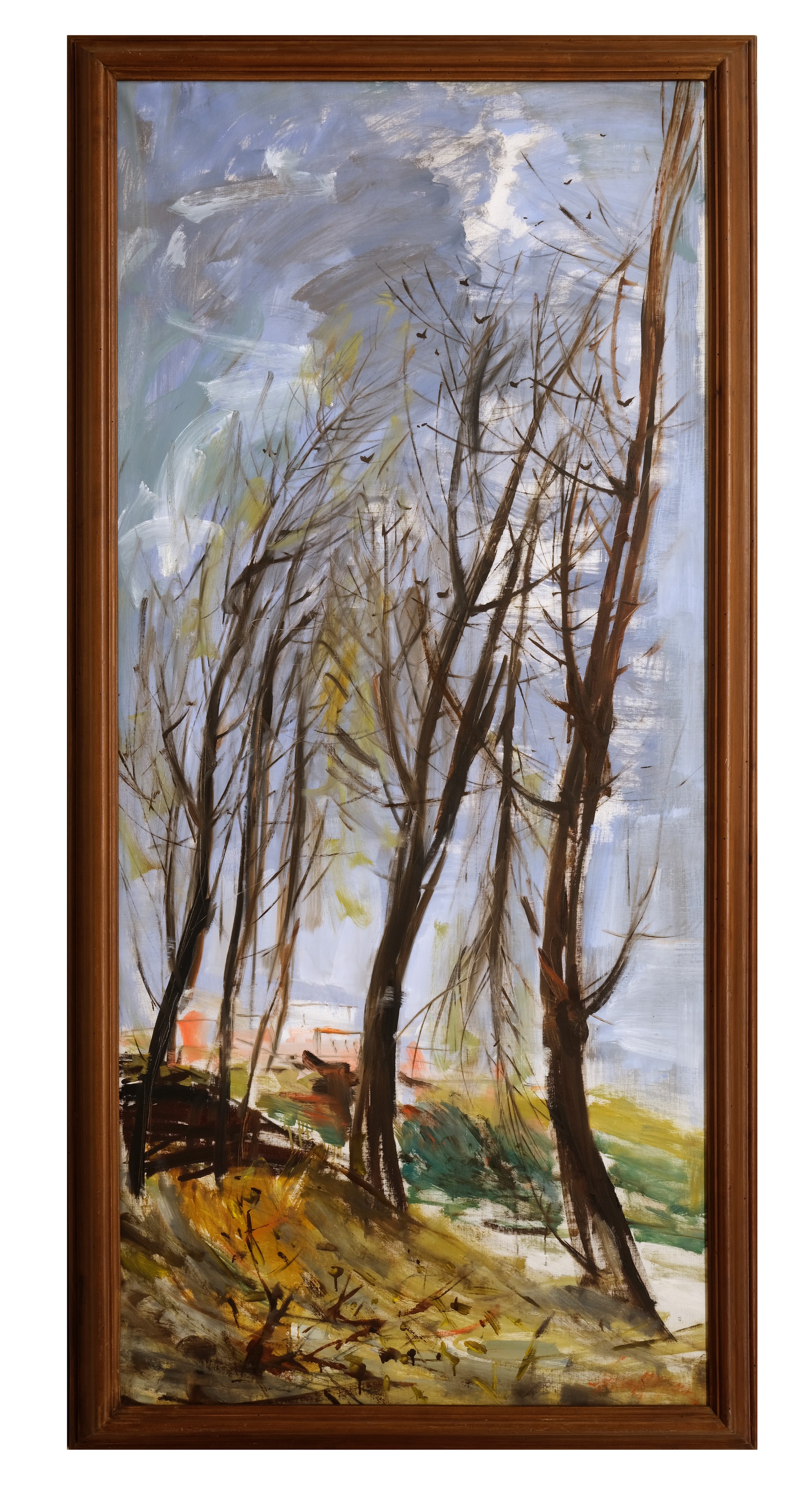 Paesaggio con alberi