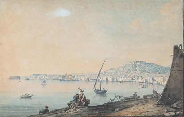 Saverio  Della Gatta - Naples from Portici