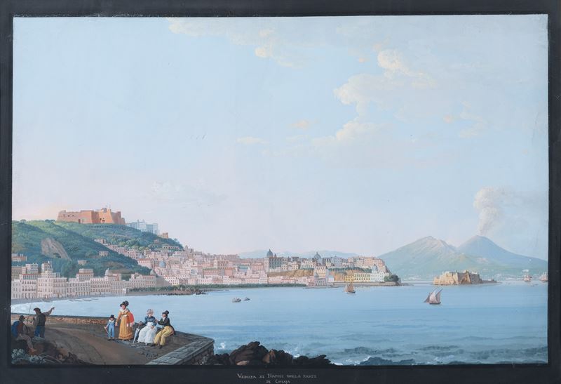 Veduta di Napoli dalla parte di Chiaia