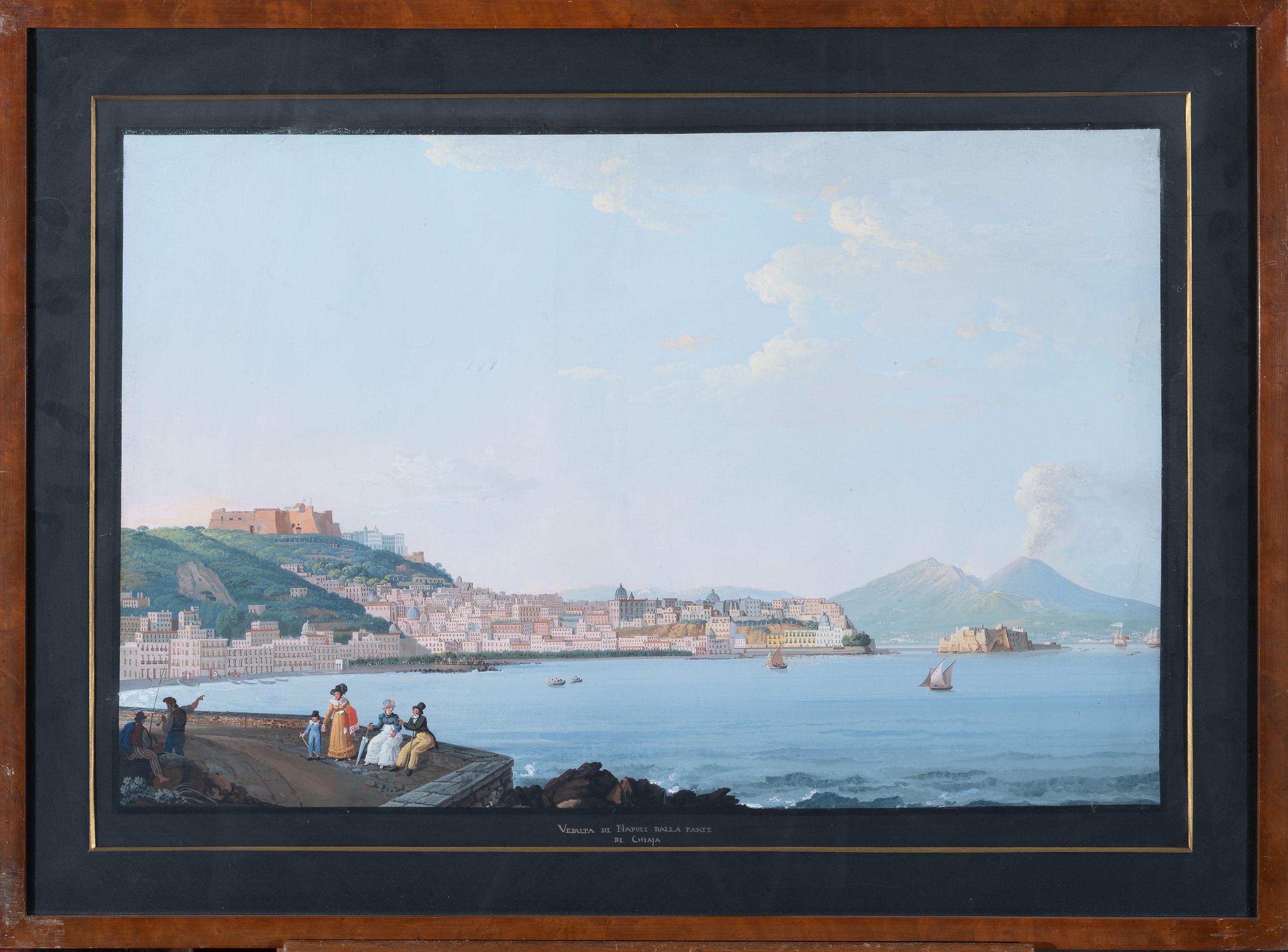 Veduta di Napoli dalla parte di Chiaia