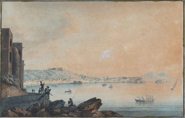 Saverio  Della Gatta - Napoli dal mare