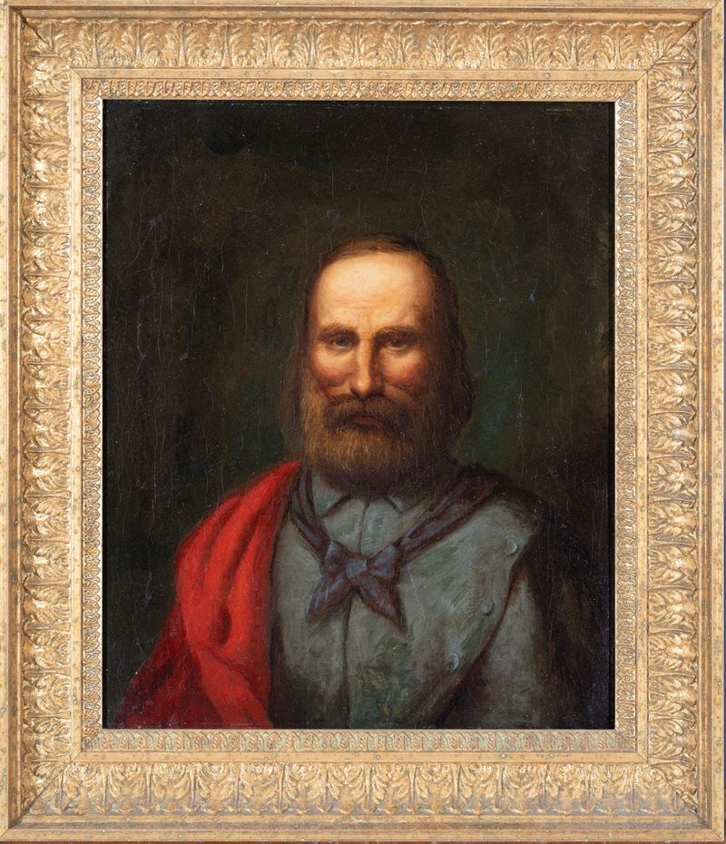 36_Ignoto pittore del XIX secolo - Giuseppe Garibaldi ritratto dal vero