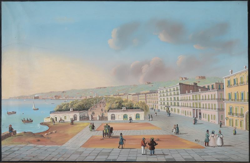 Veduta della Real Villa di Napoli