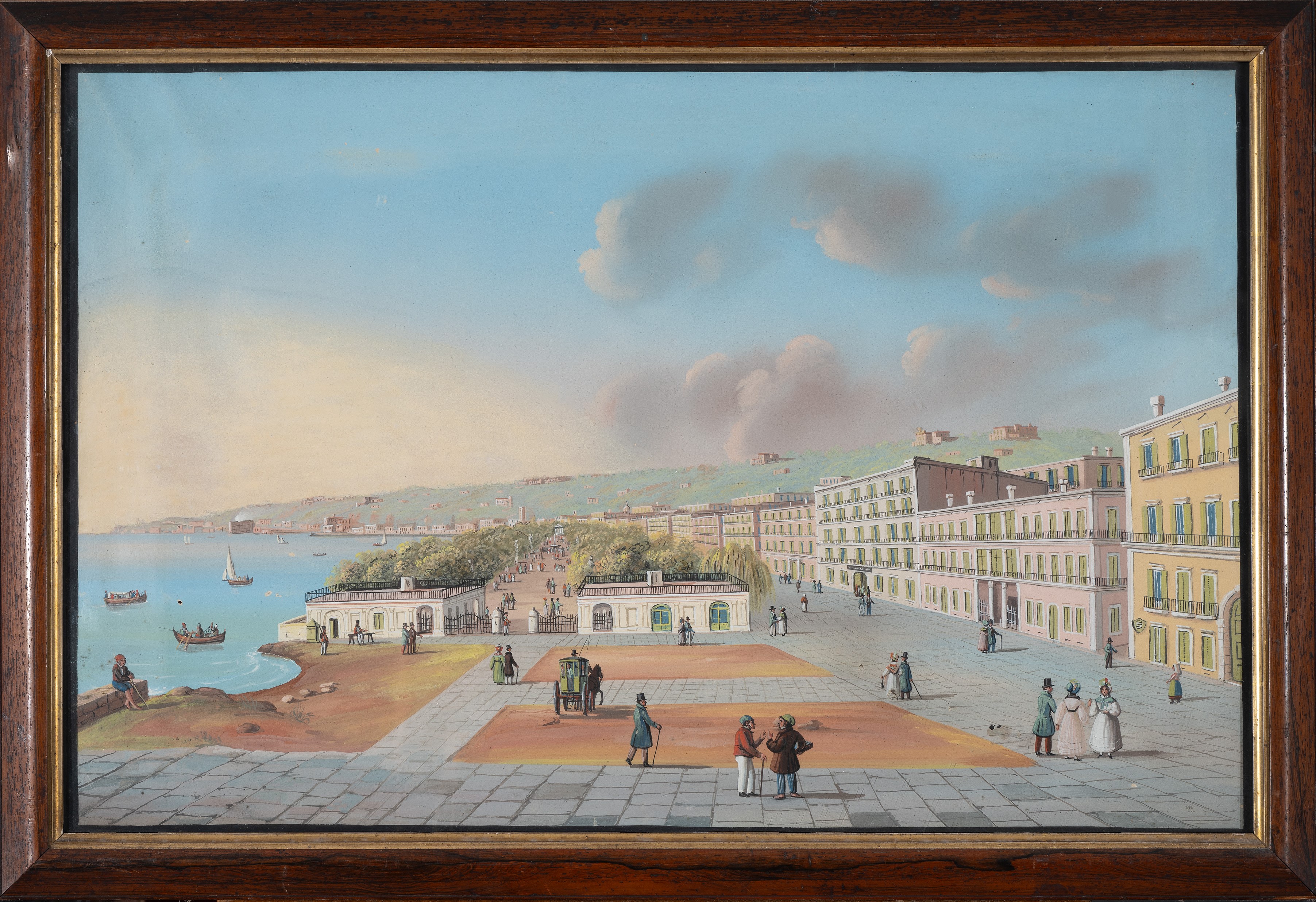 Veduta della Real Villa di Napoli