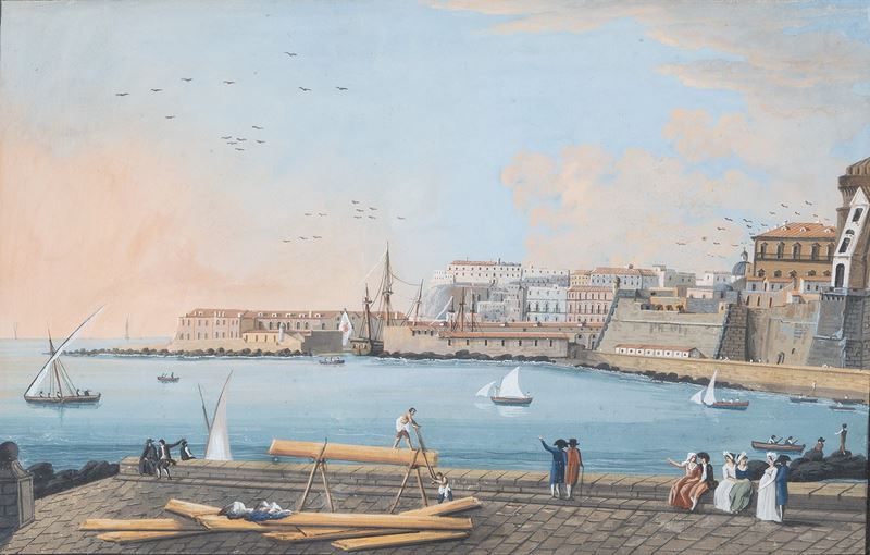 Veduta del Porto di Napoli