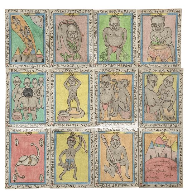 Frédéric Bruly Bouabré - L'Afrique et ses rituels: l'initiation des grands guerriers