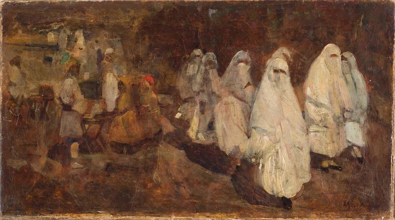 Donne arabe al mercato