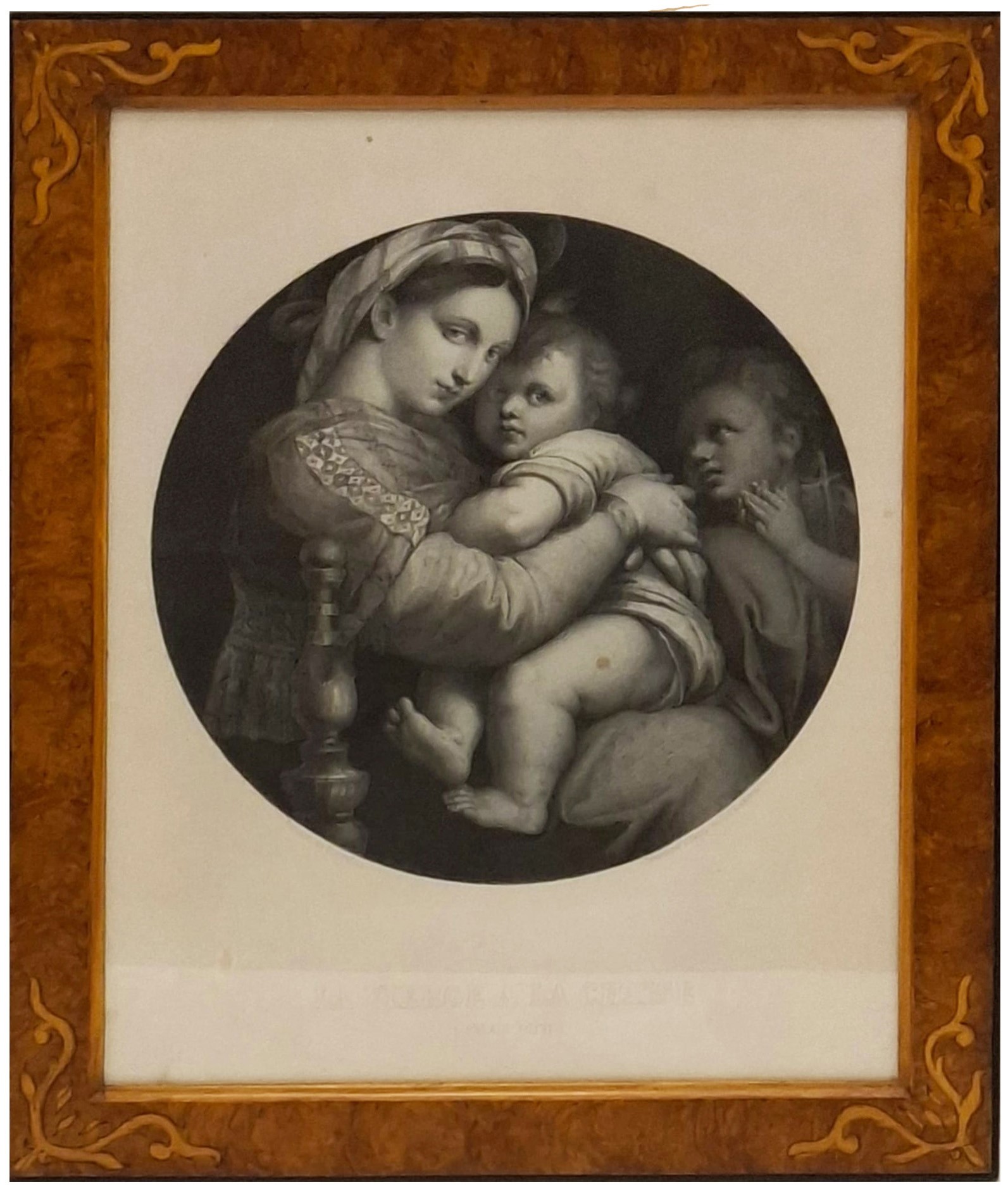 a) Luigi Calamatta (Civitavecchia 1801 - Milano 1869) La Madonna della Seggiola; b)da Filippo Lip...