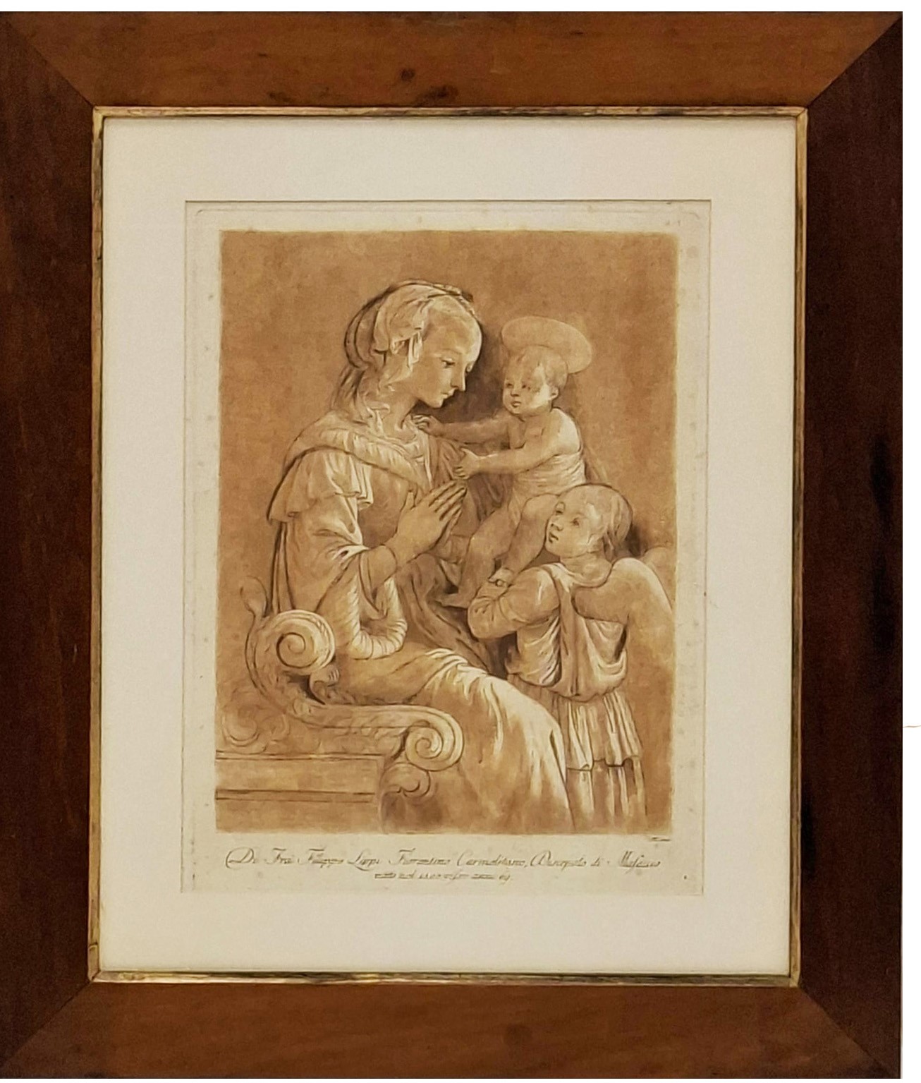 a) Luigi Calamatta (Civitavecchia 1801 - Milano 1869) La Madonna della Seggiola; b)da Filippo Lip...