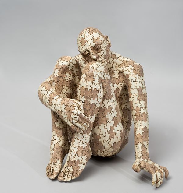 Rabarama : Reticolo  (1999)  - Painted bronze - Auction Modern and Contemporary Art - Blindarte Casa d'Aste