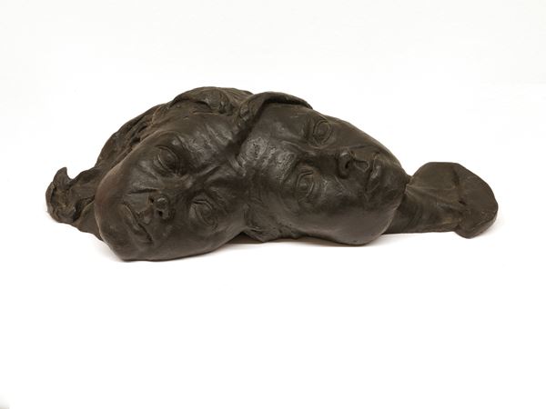 Pia Stadtb&#228;umer : Sabine, tête attachée à tête  (1995)  - Wax sculpture - Auction Modern and Contemporary Art - Blindarte Casa d'Aste