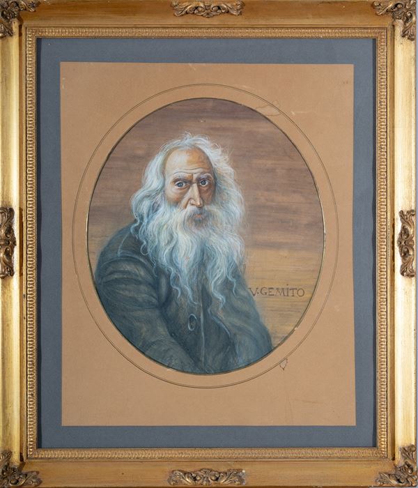 Vincenzo  Gemito (Napoli, 1852 - 1929) - Self-portrait