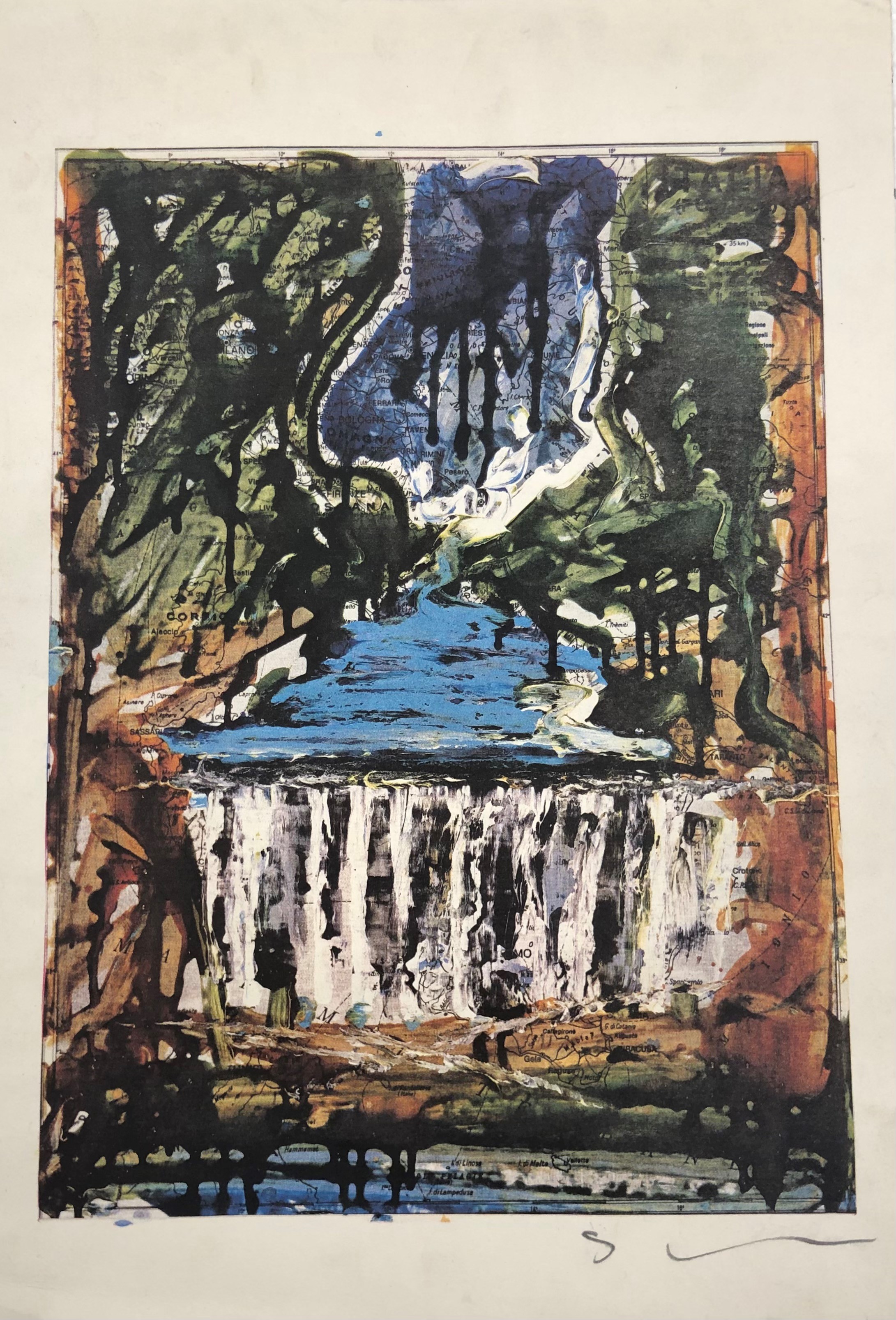 Mario Schifano - Lotto Unico Composto da N.2 Litografie a Colori